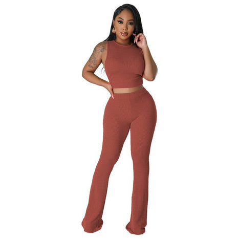 Fashion Women Two Piece Pants Set