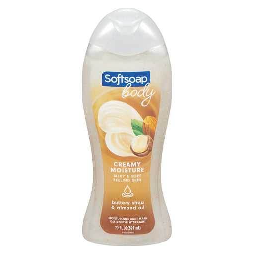 Softsoap Softsoap Body Wash, Moisturizing, Buttery Shea & Almond Oil, Creamy Moisture, 20 Fl Oz Personal Care