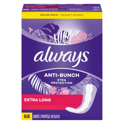 Always Always Daily Liners, Xtra Protection, Extra Long, Double Pack Health & Beauty