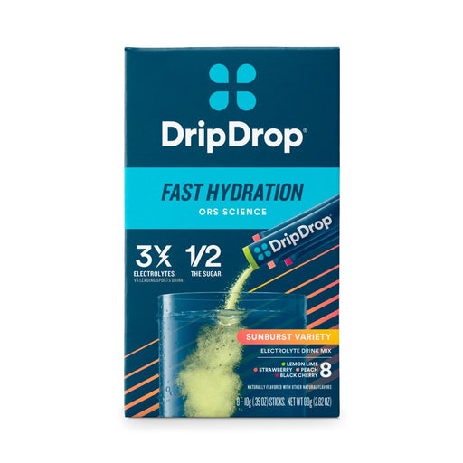 Drip Drop DripDrop Sunburst Electrolyte Drink Mix – Variety Pack Powdered Beverage Mixes