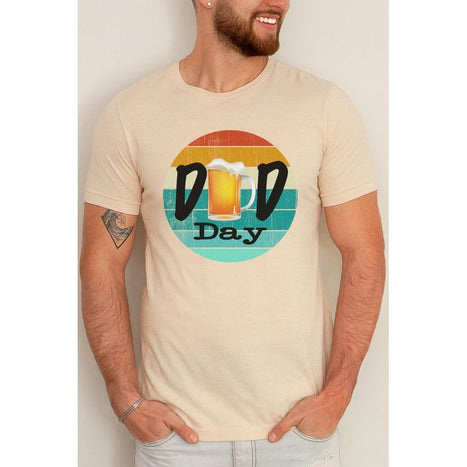 Father's Day Dad Day Beer Graphic Tee