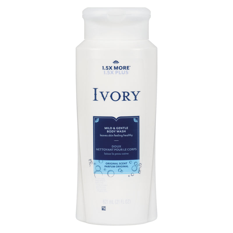 Ivory Ivory Mild & Gentle Body Wash, Original Scent, 21 oz Body Wash
