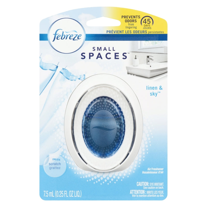 Febreze Febreze Small Spaces Linen & Sky Air Freshener, 0.25 Fl Oz Air Fresheners White Smoke