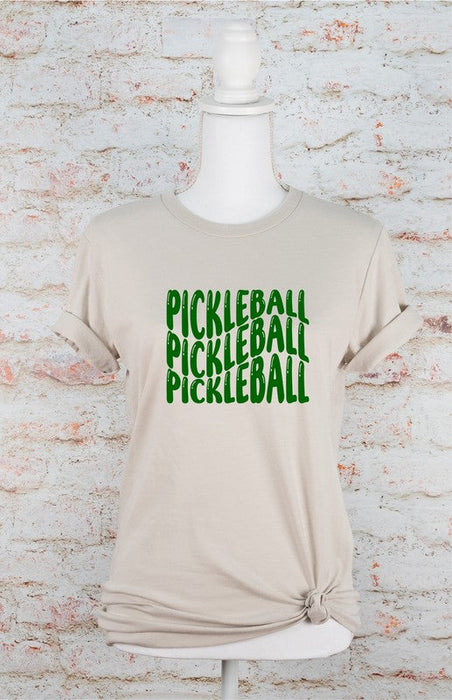 Pickleball Pickleball Pickleball Graphic Tee