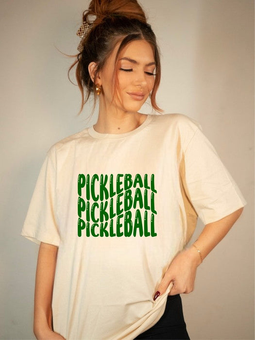 Pickleball Pickleball Pickleball Graphic Tee