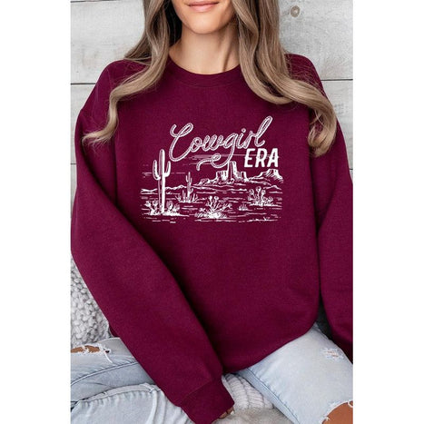 Cowgirl Era Graphic Fleece Sweatshirts