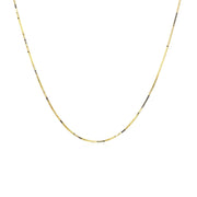 Bids.com 14k Yellow Gold Classic Box Chain 0.45mm Necklaces