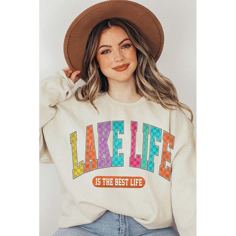 Lake Life Graphic Fleece Sweatshirts