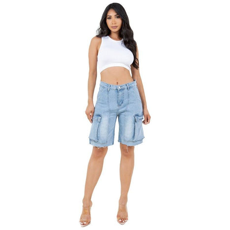 WOMEN FASHION DENIM SHORT