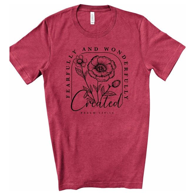 Fearfully and Wonderfully Created Graphic Tee