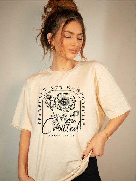 Fearfully and Wonderfully Created Graphic Tee