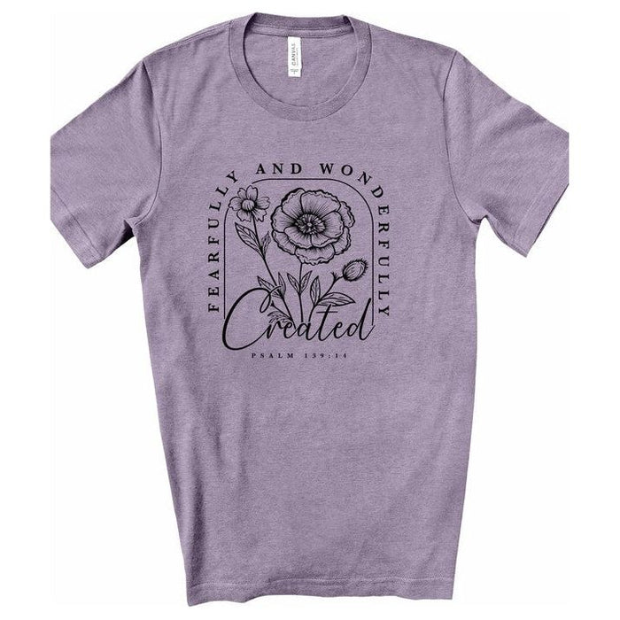 Fearfully and Wonderfully Created Graphic Tee