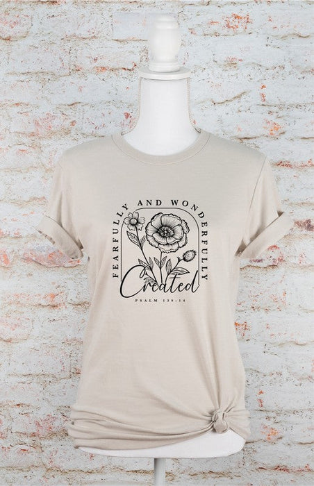 Fearfully and Wonderfully Created Graphic Tee