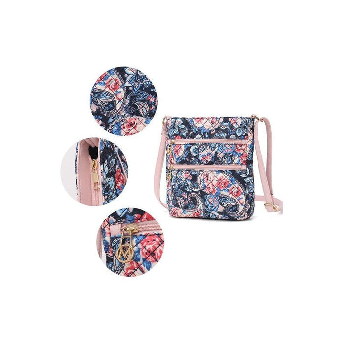 MKF Collection Lainey Botanical Pattern Crossbody