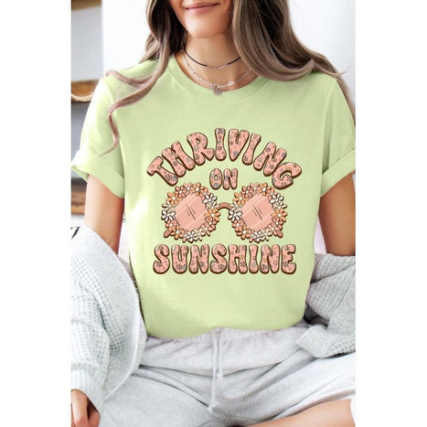 Thriving on Sunshine Graphic T Shirts