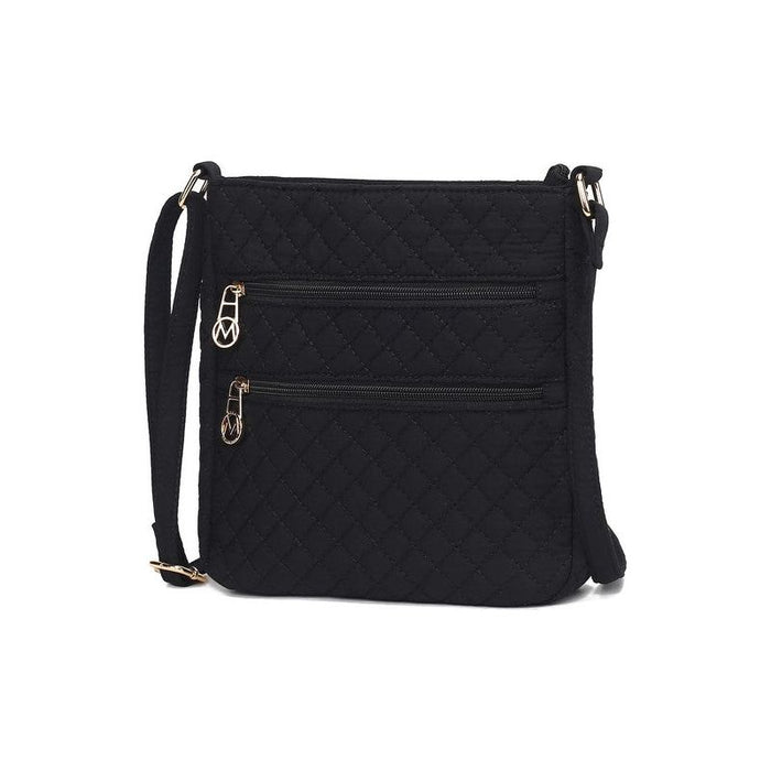 MKF Collection Solid Quilted Cotton Crossbody