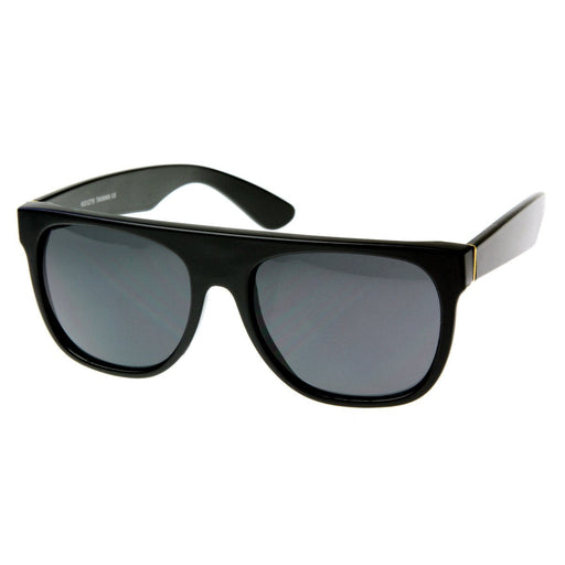 zeroUV Hipster Super Flat Top Retro Horned Rim Sunglasses 8066 Sunglasses