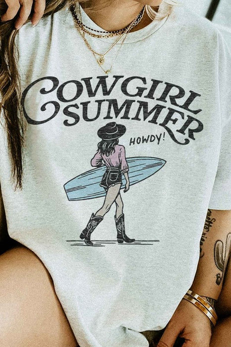 Cowgirl Summer Western Graphic Tee