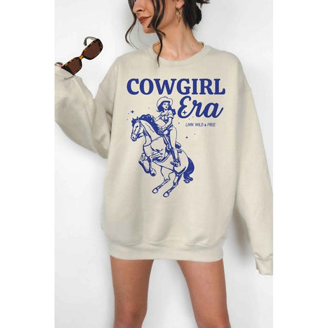 COWGIRL ERA WESTERN OVERSIZED SWEATSHIRT