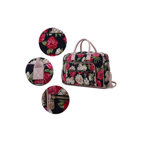 MKF Collection Jayla Botanical Pattern Duffle Bag