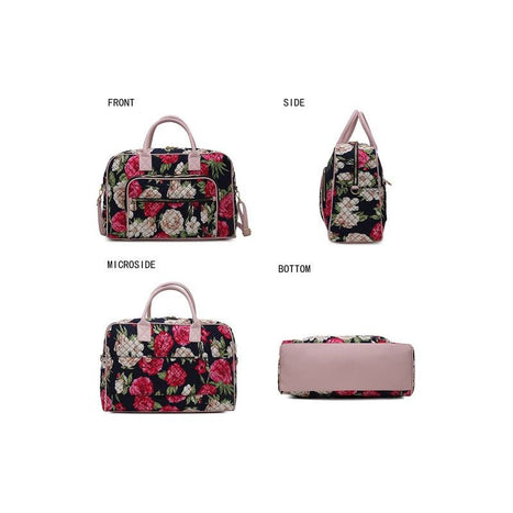 MKF Collection Jayla Botanical Pattern Duffle Bag