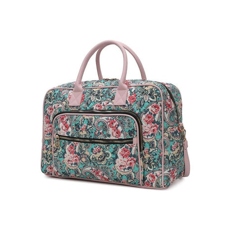 MKF Collection Jayla Botanical Pattern Duffle Bag