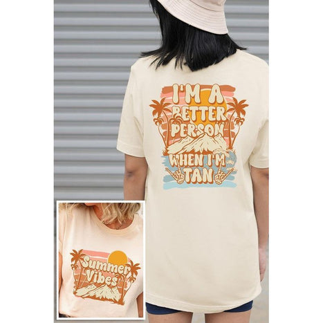 Summer Vibes Graphic T Shirts