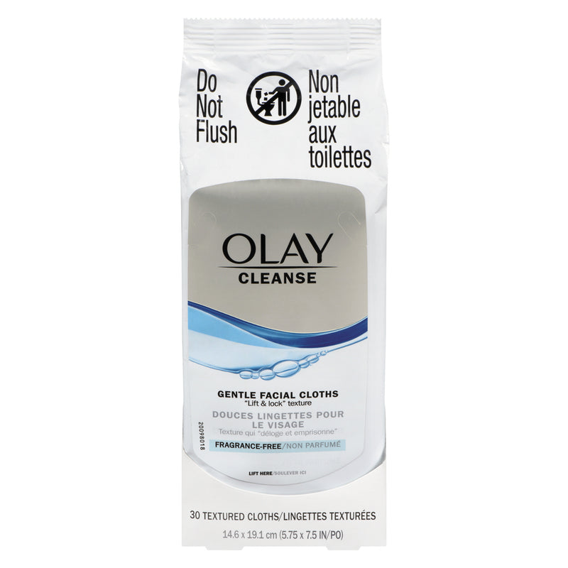 Olay Olay Cleanse Gentle Facial Cloths, Fragrance Free Makeup Remover