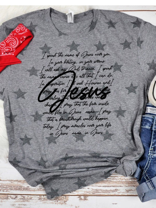 In Jesus Name Graphic Tee