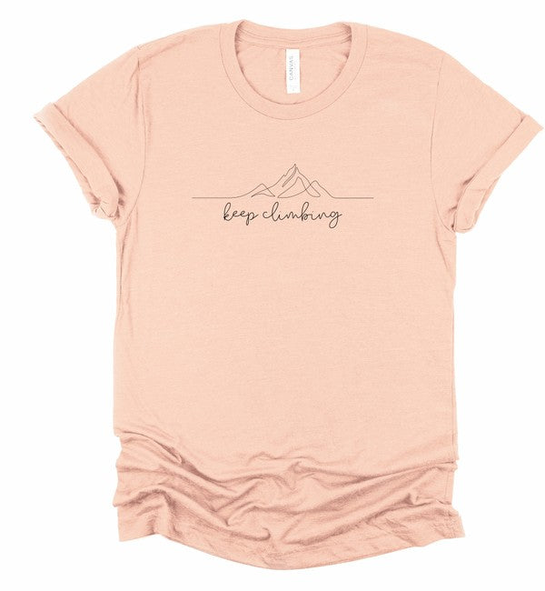 Keep Climbing Bella Canvas Graphic Tee