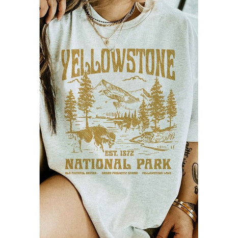 YELLOWSTONE NATIONAL PARK GRAPHIC TEE