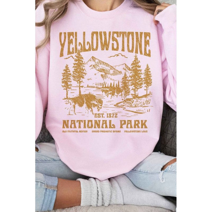 YELLOWSTONE NATIONAL PARK GRAPHIC SWEATSHIRT