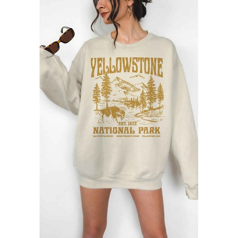 YELLOWSTONE NATIONAL PARK OVERSIZED SWEATSHIRT