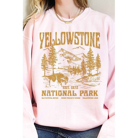 YELLOWSTONE NATIONAL PARK OVERSIZED SWEATSHIRT