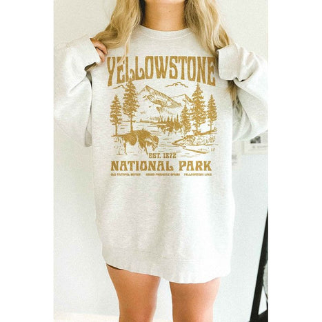 YELLOWSTONE NATIONAL PARK OVERSIZED SWEATSHIRT