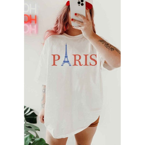 Paris Oversized Graphic Tee