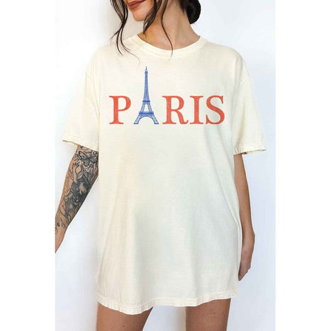 Paris Oversized Graphic Tee