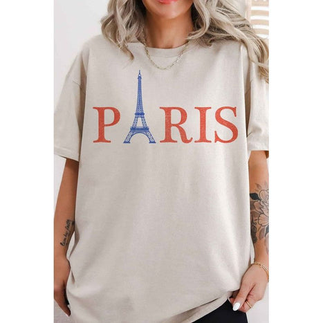 Paris Oversized Graphic Tee