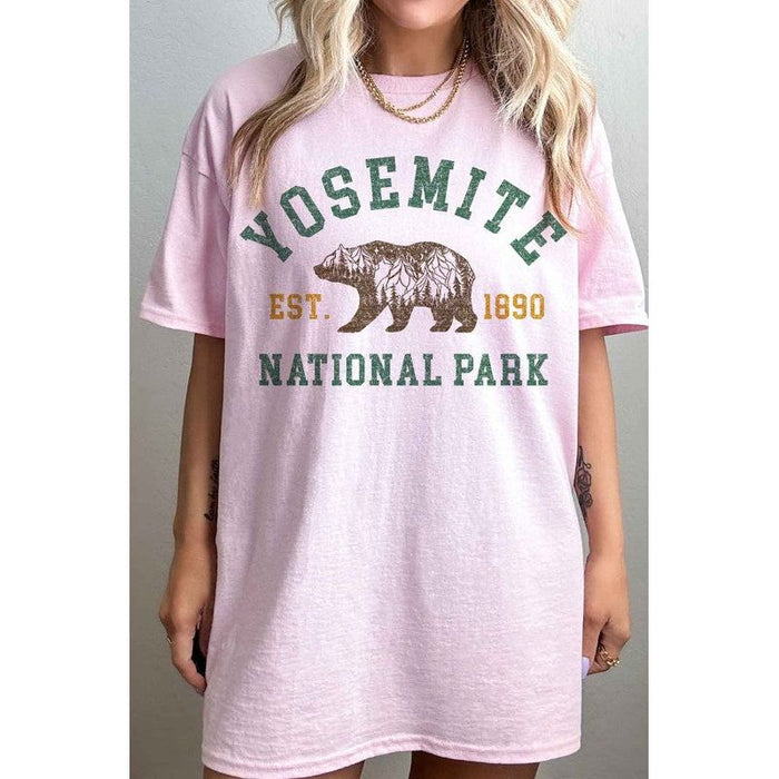 YOSEMITE NATIONAL PARK OVERSIZED GRAPHIC TEE