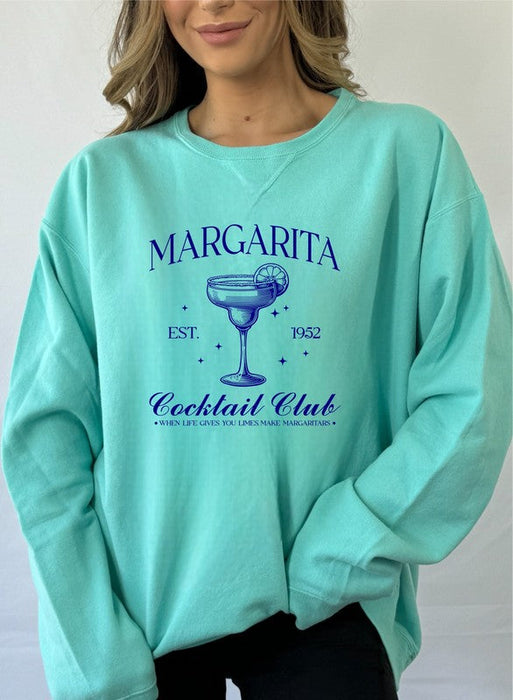 Margarita Cocktail Club Comfort Wash Sweatshirt