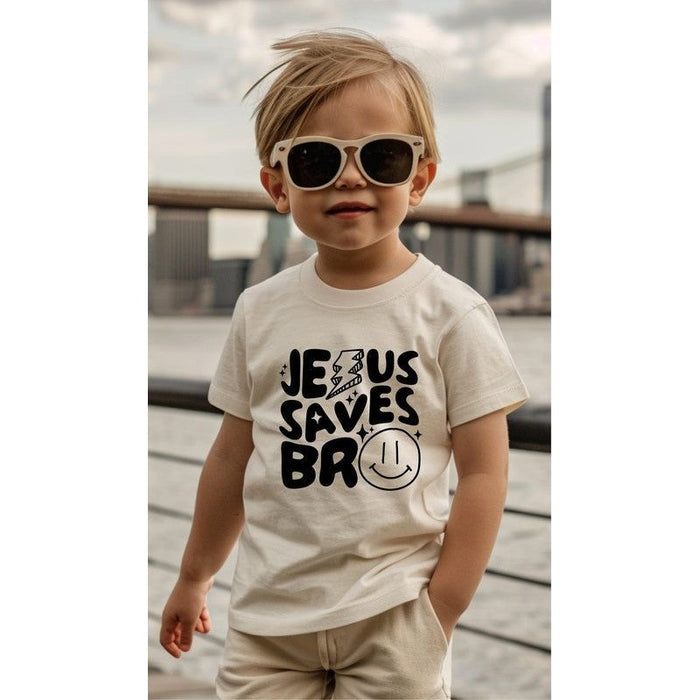 Jesus Saves Bro Toddler Tee