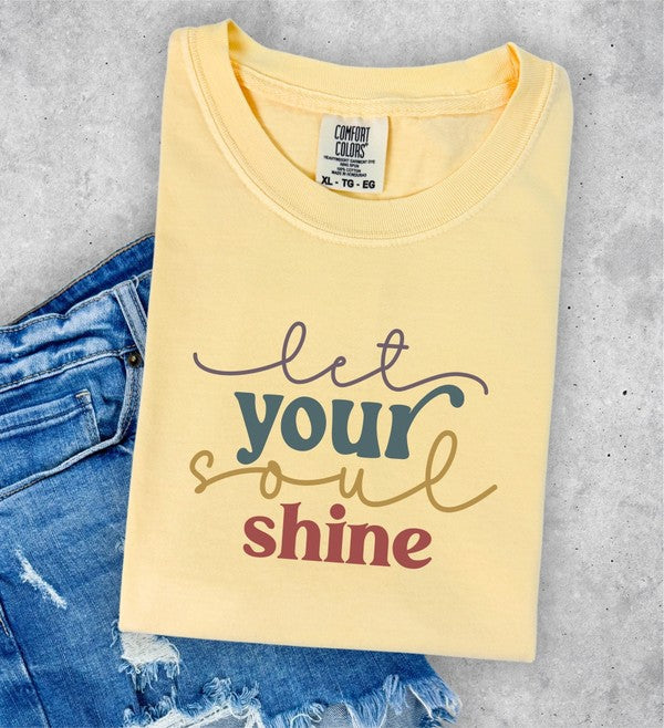 Let Your Light Shine Comfort Color Tee