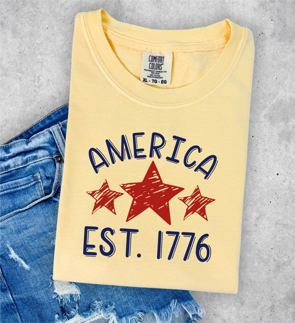 America Est 1776 Comfort Color Tee