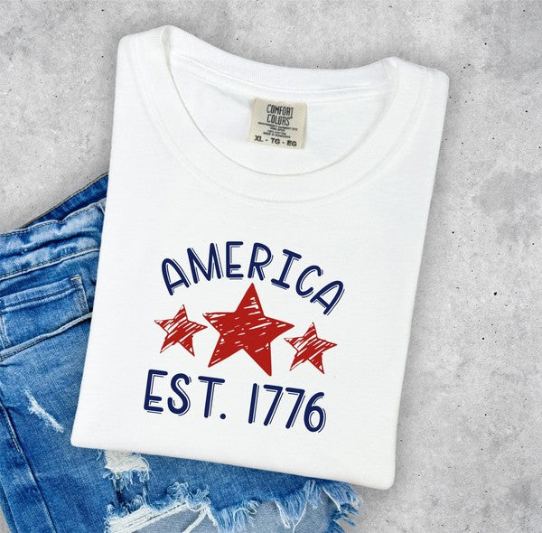 America Est 1776 Comfort Color Tee