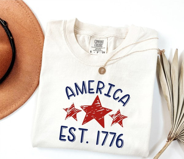 America Est 1776 Comfort Color Tee