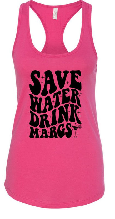 Save Water Drink Margs Summer Graphic Tank