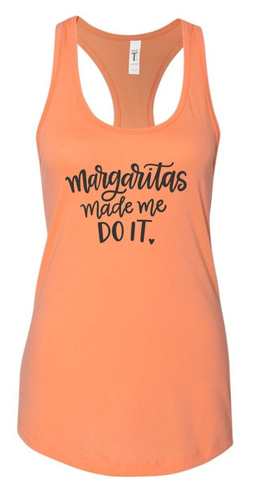 Margaritas Made Me Do It Summer Graphic Tank