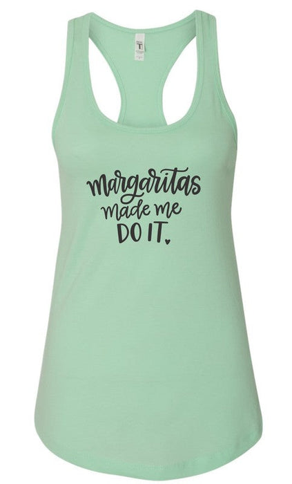 Margaritas Made Me Do It Summer Graphic Tank