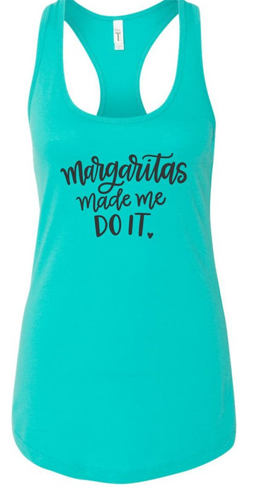 Margaritas Made Me Do It Summer Graphic Tank