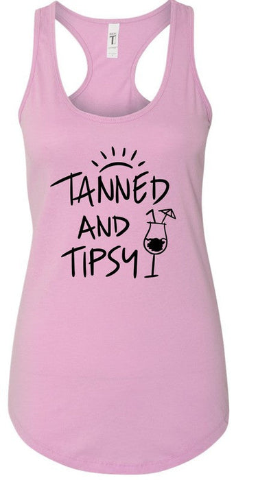 Tanned and Tipsy Summer Graphic Tank